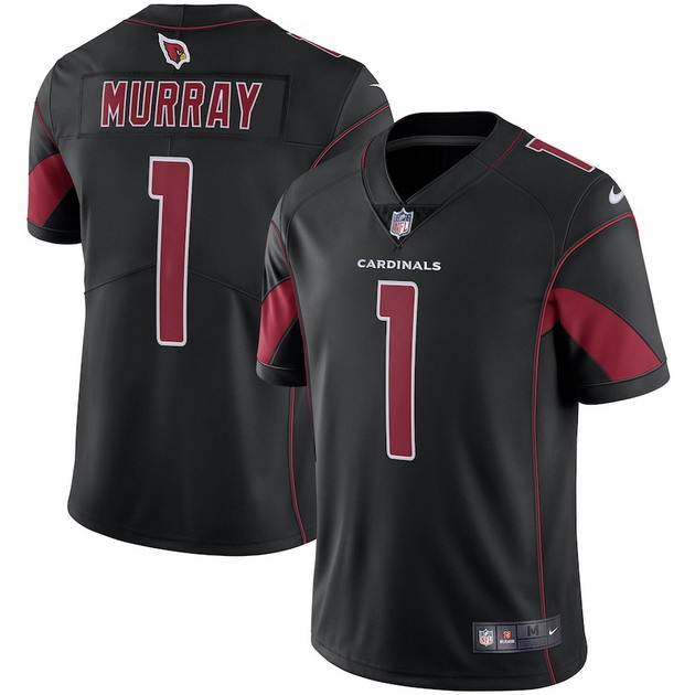 mens nike kyler murray black arizona cardinals color rush vapor limited jersey